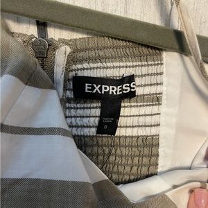 Express Green / White Dress